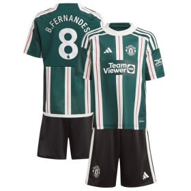 Goedkope Manchester United B. Fernandes 8 Kids Uittenue 2023-24